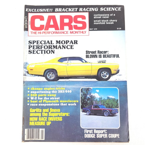 1970s CARS Magazine Lot 3 issues Hot Rod Racing Garage Art Vintage‎ NASCAR Promo - Picture 6 of 7